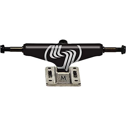 Silver Skate Trucks M-Class Hollow Polished/Black Skateboard Trucks - 5.0