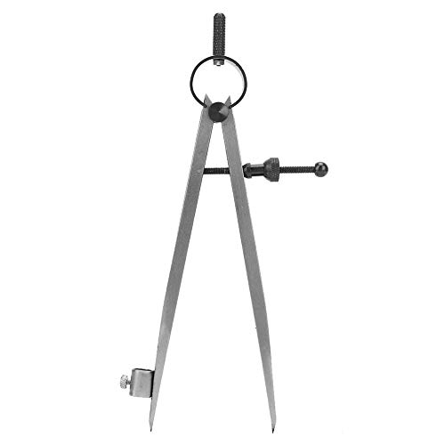 Diviseur d'Aile, Compas à Étrier de Diviseur à Ressort de Précision Réglable et Verrouillable avec Outil Rotatif pour Porte-Stylo(150mm)