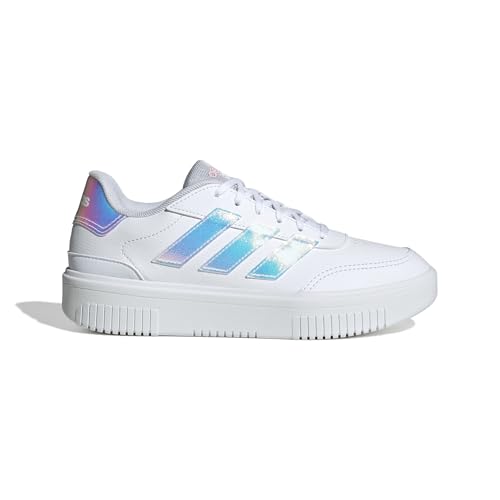 adidas Damen Courtblock Shoes, FTWR White/FTWR White/Clear Pink, 36 2/3 EU – Ansicht 2