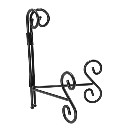 NAMOARLY Iron Triangle Display Stand Plate Storage Shelf Modern Kitchen Rack Dish Display Rack Versatile Home Decor