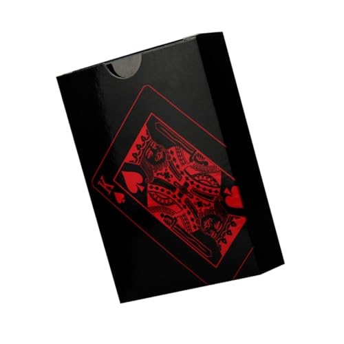 ibasenice 3sätze Wasserdichtes PVC Pokerkarten-Set Mit Kreativem Design Und Pappbox Rot Robuste Biegsame Spielkarten Für Unterhaltung Und Spaß Mit Familie Und Freunden – Bild 8