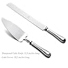 2-Piece-Wedding-Cake-Server-Set1810-Stainless-Steel-Dessert-Set-Pie-Server-Cake-Cutter-Knife-for-BirthdayAnniversaryHolidayBaby-ShowerParty OTW PAVILION 2 Piece Wedding Cake Server Set,18/10 Stainless Steel Dessert Set Pie Server Cake Cutter Knife for Birthday,Anniversary,Holiday,Baby Shower,Party