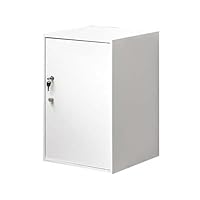 Amazon.co.jp: 書庫 40×40×60cm 2段 ロッカー 収納棚 扉付き 鍵