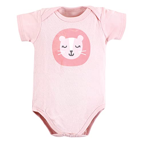 Hudson Baby Conjunto de presente de enxoval unissex para bebê, safári feminino, 0 a 6 meses