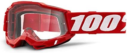 Amazon Mxゴーグル 100 Accuri2 Otg 眼鏡対応 レッド Rd モトクロス 正規輸入品 Westwoodmx ゴーグル 車 バイク