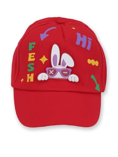 Image of PASSION PETALS Summer Dino Rockstar Baseball Cap for Kids Boys and Girls 2-4Years