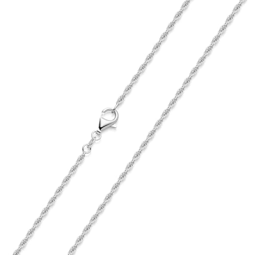 Chaîne argent 925 anti-noircissement MATERIA collier hypoallergénique double maille
