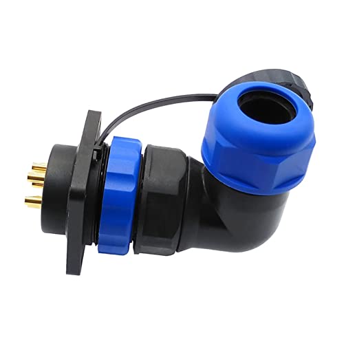 Conector SP28 IP68 de 9 pines: evite problemas de espacio con el codo de 90 grados 3