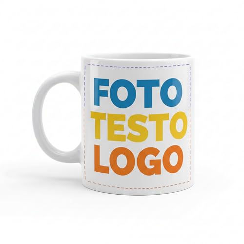 Tazza Personalizzata in Ceramica 330ml - Personalizzabile con Foto e