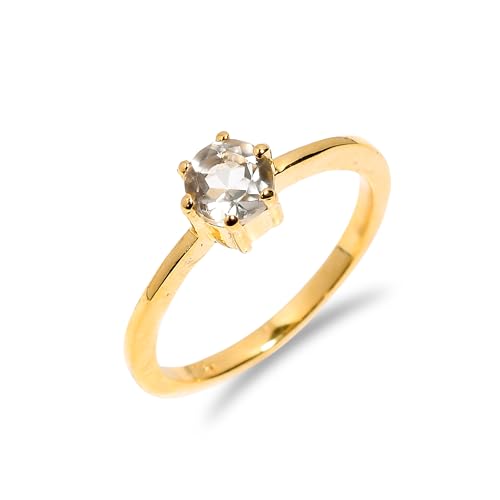 Bague ronde rétro en argent massif, bijou unisexe de 5 mm taillé à facettes style vintage.
