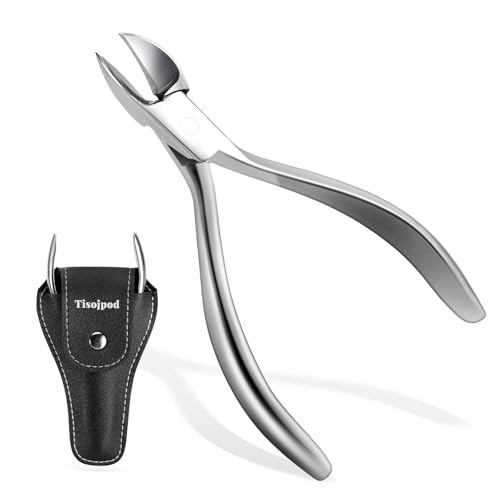 Tisojpod 爪切り ニッパー 巻き爪 厚い爪 陥入爪 硬い爪に適用 つめきり 手足両用 足爪切り 高齢者 人気 ギフト 収納ケース付 男女兼用