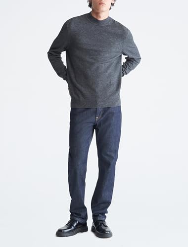 Calvin Klein Men's Merino Wool Blend Mockneck Sweater4