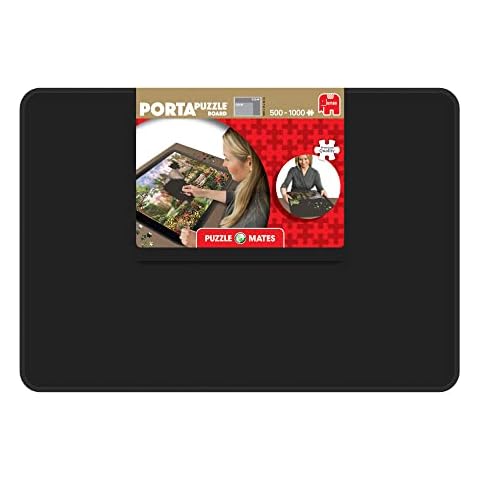 Jumbo, Puzzle Mates, Portapuzzle Board 1,000 Pieces, Portable Jigsaw Puzzle Board for Puzzle Storage Cover