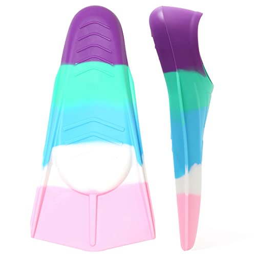 Junrife Kids Swim Fins,Kids Flippers For Swimming,Swim Training Fins For Snorkeling Or Lap Swimming,For Toddler Girls Boys Beginners M #TOP7