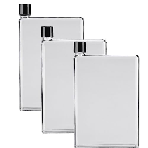 Bouteille d'eau plate Tyenaza 750 ml lot de 3 gourdes slim blanches