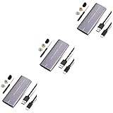 SOLUSTRE 3pcs HDD Enclosure SSD Drives SSD harddrive External SSD tb Hard Disk with Date Cable Computers Hard Drive External Hard Disk Drive Solid Hard Drive Digital Hard Disk Data line