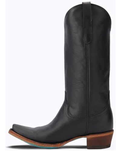Lane Women's Emma Jane Jet Black Western Boot Snip Toe3