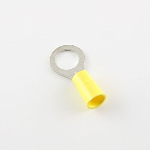 12-10 Ga. Insulated Ring Terminals, 3/8