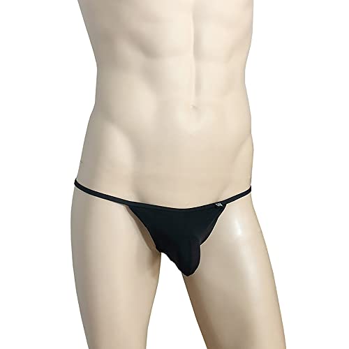 COMLIFE Men's Thin Ice Silk Solid Color Triangle Briefs Underwear Double Sets of Holes Bikini Briefs Underwear2