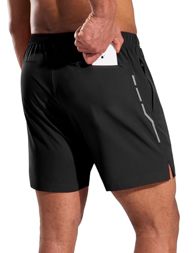 MIER Mens Athletic Running Shorts Quick Dry Lightweight Workout Training Shorts
| MIER 5 Inch Men's Quick Dry Running S 