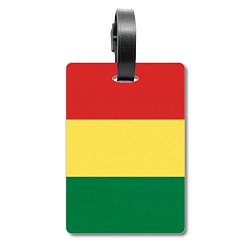 Étiquette valise drapeau bolivien pour retrouver vos bagages en aéroport