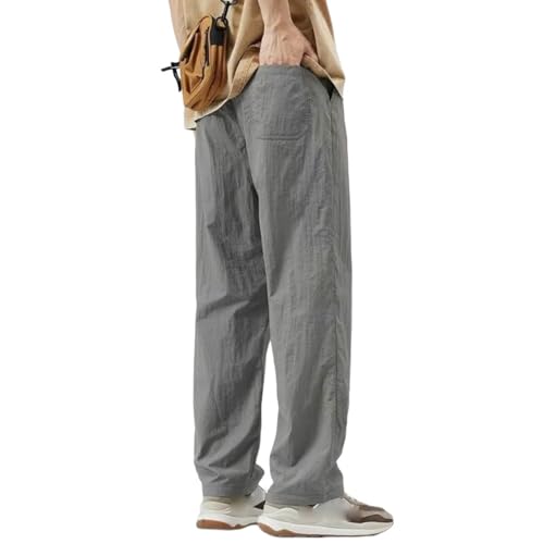 Pantalon en soie glacée homme fluide et ultra respirant pour rester au frais