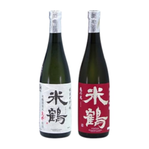 日本酒 米鶴 亀粋 亀の尾 純米大吟醸 720ml 2本セット 小田部商店 山形県 高畠町 tk06ayt180077 お酒 飲み比べ 贈答用 ふるさと納税