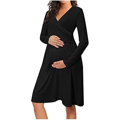 Robe de maternité Luckywaqng - Noir Cover