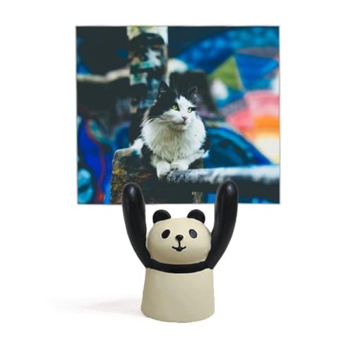 Support pour photo de chat paresseux pour ranger vos notes volantes avec décoration panda