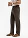 HOTake Men's Linen Pants Casual Pants for Men Loose Fit Expandable Waist Trousers M(34) Brown