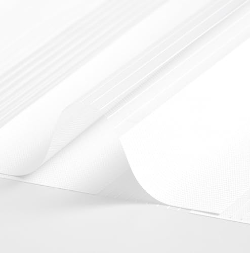 Miniatura 4 de Blindecor Indus Sin Herramientas Estor Enrollable Sin Taladrar De Doble Capa Color Blanco 45 X 130 Cm Ancho X Largo Tamaño De La Tela 42 X 125 Cm