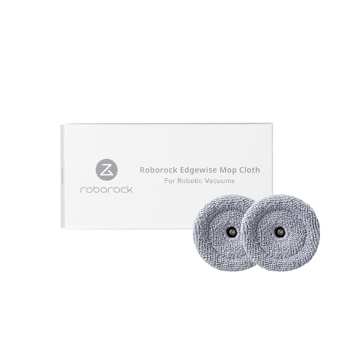 Image of roborock 2 Pack Edge Mop Cloths for S8 MaxV Ultra, S8 Max Ultra, S8 Max(V) Ultra with R&D, Robot Vacuum Cleaner, Edge Mop Replacement Accessories