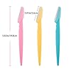 ILLUVA Wenkbrauw Razors Gezichtshaar Remover Scheerapparaat Trimmer Shaper, Exfoliëren Dermaplaning Tool voor Vrouwen en Mannen 6 Stks - Image 3
