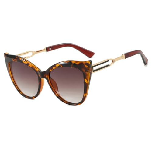 Lunettes œil de chat pour femme, l'accessoire tendance léopard marron idéal en voyage