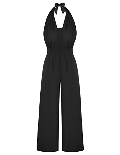 Belle Poque Damen Bp0696s23 Jumpsuits, Schwarz, M
