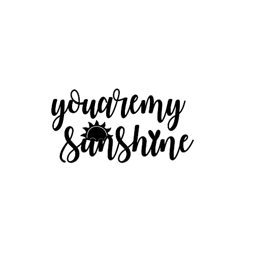 Image of eCraftIndia You Are My Sunshine Wooden Wall Decor for Living Room Bedroom| Home Wall Decor Items| Wall Art for Home Decor Valentine Gift for Girlfriend Boyfriend Husband Wife Her| Valentine Decoration