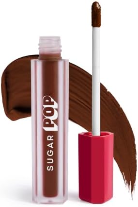 SUGAR POP Matte Lipstick | Smudge-Proof | Vitamin E | Long Lasting 8 Hrs | Lip Colour For Women | 1.6 ml - 17 Cocoa