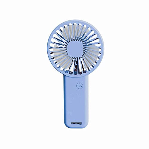 Tragbarer Mini-Handventilator mit USB-Akku, Aufladbarem Batterie Elektrischer Lüfter, 3 Geschwindigkeiten, persönlicher Tischventilator mit Sockel, für Frauen, Mädchen, Kinder, Outdoor Cover