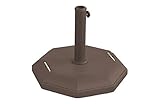 Entrega en porteria Bricogroup M111708 - Pie Parasol Octogonal 27 kg Negro