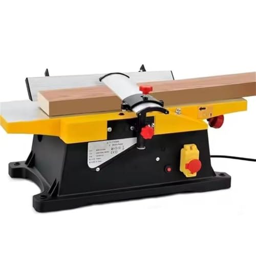 QIUFANGY Cepilladora de Espesor de Madera, 1800W 12000 RPM, Cepilladora Manual, Cepilladora de Espesor de Madera eléctrica, Adecuada for cepilladora eléctrica de carpintería