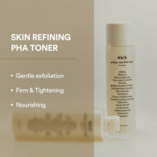 Image of Abib Jericho Rose PHA Toner Skin Booster 6.76 fl oz, Korean Skin Exfoliating Toner for Firming & Elasticity