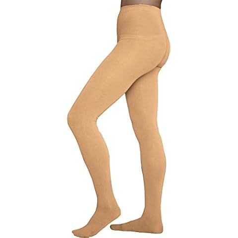 ChloeNoel Figure Skating Footed Tights TF8830, Light Tan, Child Extra Small (4-6) Cover