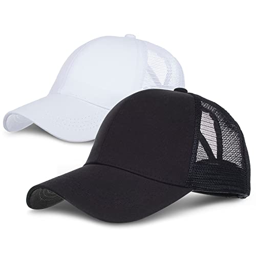 Kfnire Basecap Damen Kappe Sommer aus Mesh Pferdeschwanz Cap Baseballmütze...