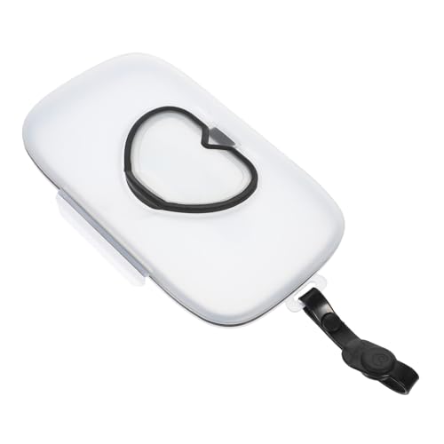 NUOBESTY Caja Dispensadora de Toallitas Húmedas Portátil para Baño Diseño Compacto y Ligero con Cierre Hermético para Humedad Recargable y Multiuso para Organizar Pañuelos y Mascarillas