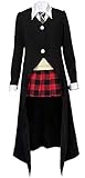 Nsoking Women's Cosplay Maka Albarn Cosplay Uniform Halloween Outfit Costume (Womens-M, Black)