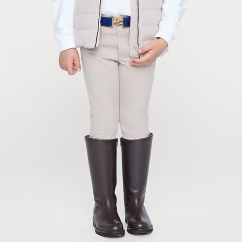 UncleS Breathable Stretchy Belt for Children, Adjustable Length, Secure Metal Attachment Elastic, Riding Wear, Stretch4