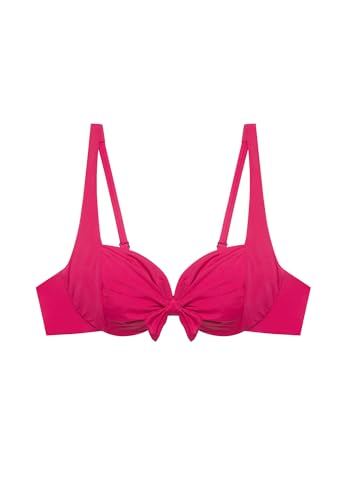 Bikini haut balconnet avec armatures pour femme - Essentials Magenta par Yamamay