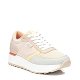 zapatillas xti mujer con cuña Suela antideslizante XTI 43846, Zapatillas Mujer, Beige, 38 EU