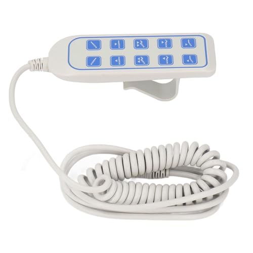 Sonew IP66 Waterproof Chair Hand Controller, Electric Push Rod Controller for Lifting Beds, with Convenient Back Hook and 8 Pin 9 Core Plug