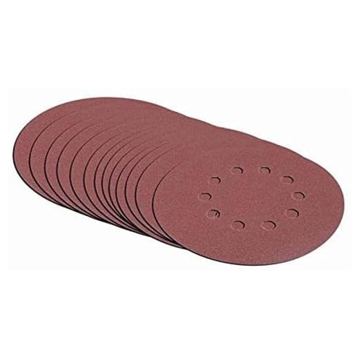 Matrix Schleifpapier Schleifscheiben Set 50Stück für Trockenbauschleifer DWS 600 710 710new und DWS 1200 1280 1280-2 (verschiedene Körnungen, mit Klett, 215mm Durchmesser, 130210020-5x)